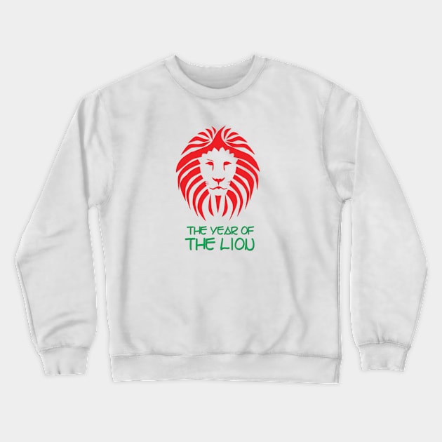 The Year of the Lion Crewneck Sweatshirt by Verl